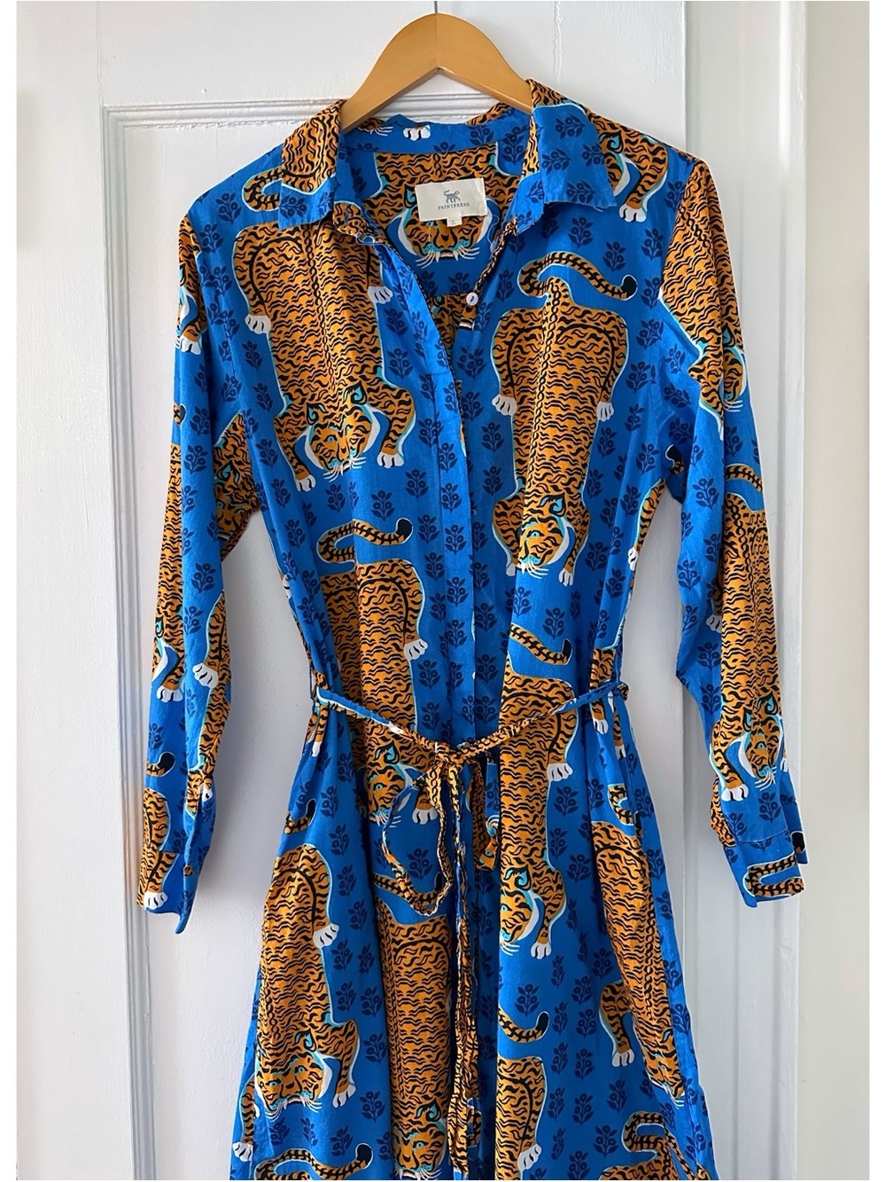 Printfresh Monaco Siberian Stripes Shirt Dress